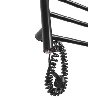 Полотенцесушитель электрический Domoterm Классик DMT 109-5 40х60 EK L чёрный